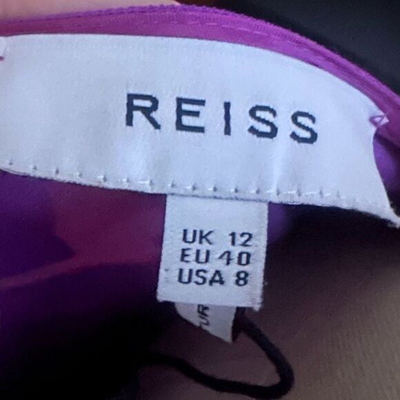 REISS Valentina $385 Midi-Dress Size US 8 UK 12 - Picture 12 of 16